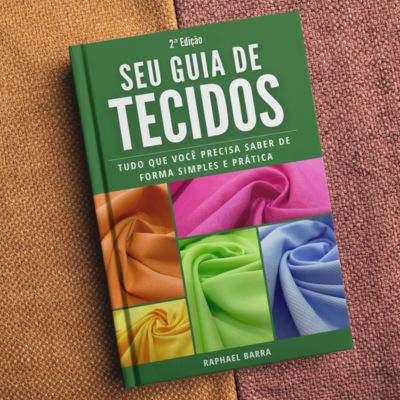 Mockup final do ebook SEU GUIA DE TECIDOS