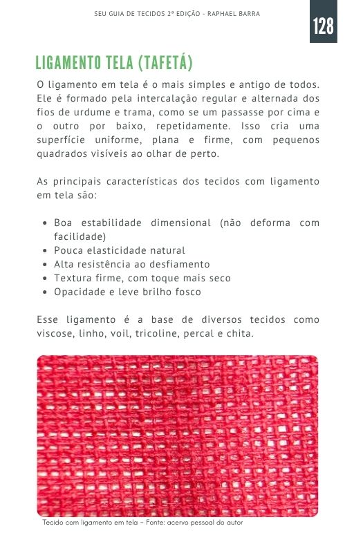 Amostra de página - Tipos de Ligamento